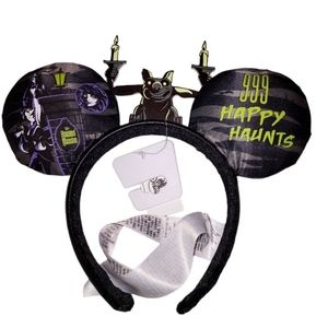 Disney Haunted mansion ears headband glow in the dark